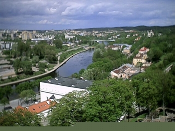 Arsenal and River Neris from Gediminas Tower